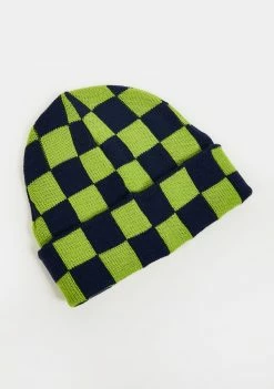 The Ragged Priest Player Checkered Beanie