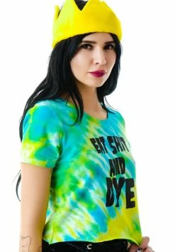 The Ragged Priest The Eat Shit And Dye Cropped Tee