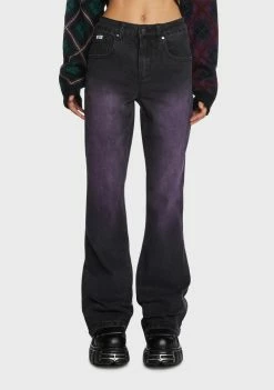 The Ragged Priest Purple Wash Low Rider Jeans