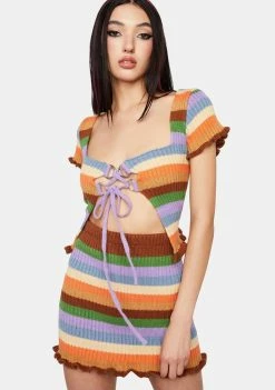 The Ragged Priest Sunrise Mini Skirt