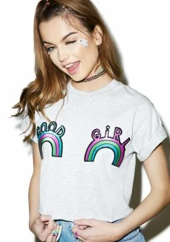 The Ragged Priest Good Girl Crop Tee Tops