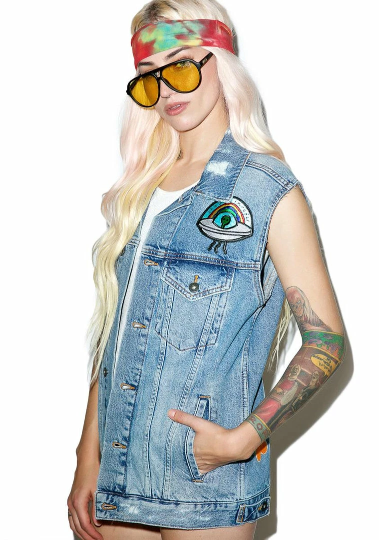 Best reviews of π The Ragged Priest Outerwear Cheech Denim Vest π 6 The Ragged Priest Outerwear Cheech Denim Vest