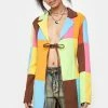 Buy π The Ragged Priest Dealer Patchwork Longline Jacket Outerwear π 1 The Ragged Priest Dealer Patchwork Longline Jacket Outerwear
