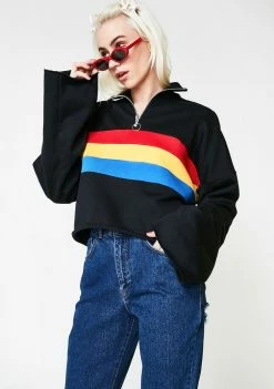 The Ragged Priest Tops Faster Zipper Sweater