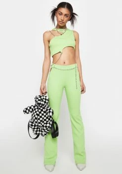 The Ragged Priest Confusion Chain Flare Pants Flares