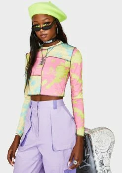 The Ragged Priest Amp Tie Dye Long Sleeve Top Tops