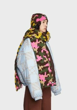 The Ragged Priest Camo Knit Scarf