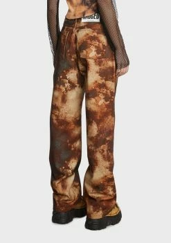 The Ragged Priest Tie Dye Dad Jeans