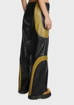 Brand new π The Ragged Priest Factory Vegan Leather Trousers 𧨠10 The Ragged Priest Factory Vegan Leather Trousers