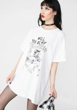 The Ragged Priest X Gory Bastard Will You Be My Hell Friend Tee Tops