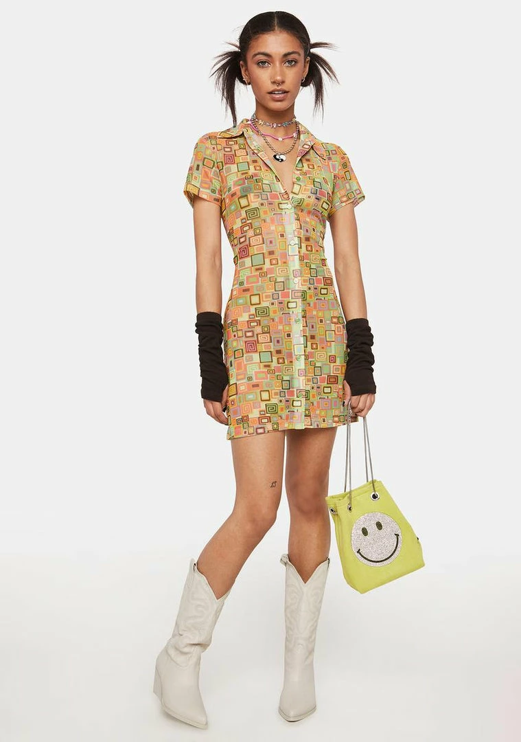 Flash Sale ๐ The Ragged Priest Bad Trip Mesh ๐ Shirt ๐ Dress โ 5 The Ragged Priest Bad Trip Mesh Shirt Dress