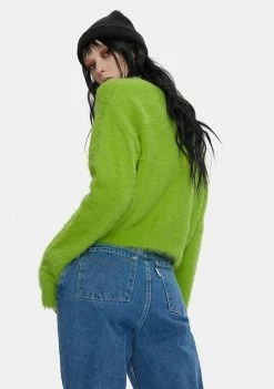 The Ragged Priest Vibe Fuzzy Knit Cardigan