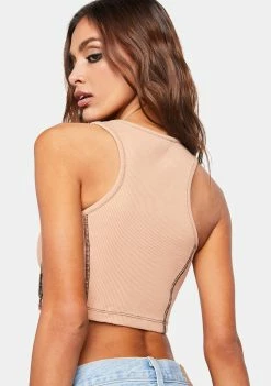 The Ragged Priest Tank Crop Top Clone Ribbed Vest