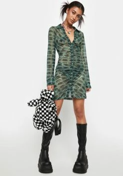 The Ragged Priest Vocal Mesh Shirt Dress