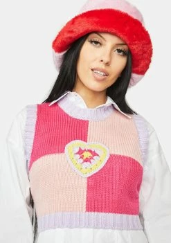 The Ragged Priest Crush Sweater Vest Tops