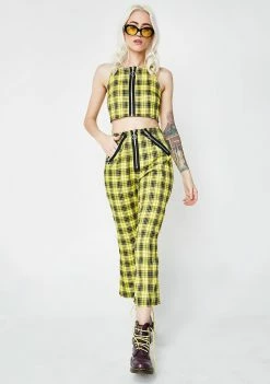 Best Sale 🧨 The Ragged Priest Bottoms Tartan Jinx Pants ❤️ 11 The Ragged Priest Bottoms Tartan Jinx Pants