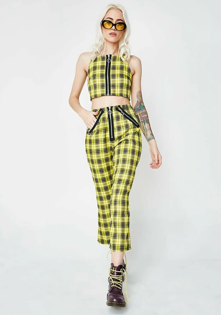 Best Sale 🧨 The Ragged Priest Bottoms Tartan Jinx Pants ❤️ 7 The Ragged Priest Bottoms Tartan Jinx Pants