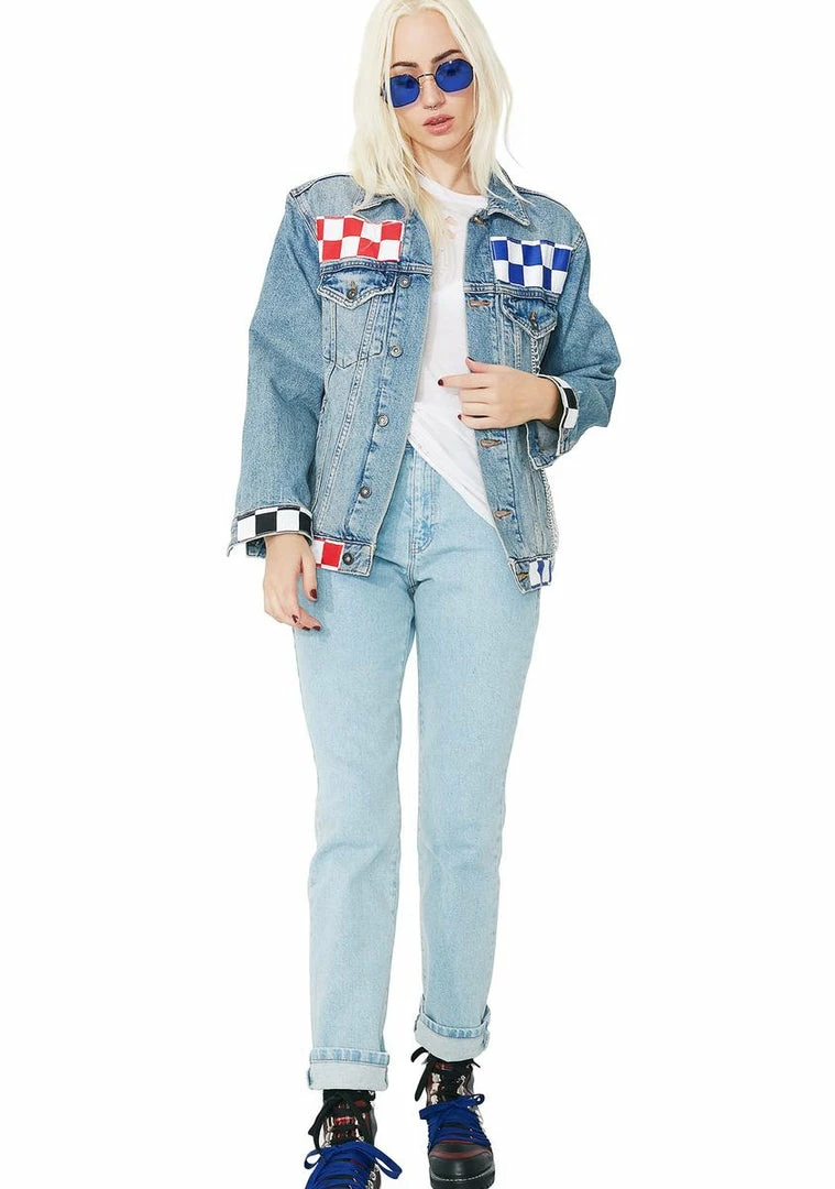 Outlet 𧨠The Ragged Priest Relay Denim Jacket π 8 The Ragged Priest Relay Denim Jacket