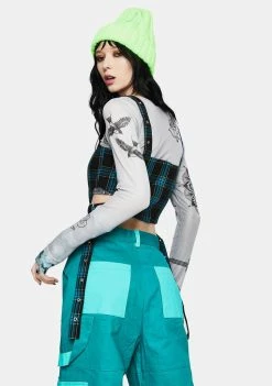 Coupon π₯ The Ragged Priest Tops Ride Plaid Crop Top π 9 The Ragged Priest Tops Ride Plaid Crop Top