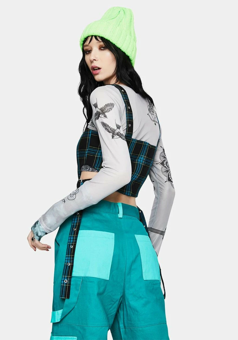 Coupon π₯ The Ragged Priest Tops Ride Plaid Crop Top π 6 The Ragged Priest Tops Ride Plaid Crop Top