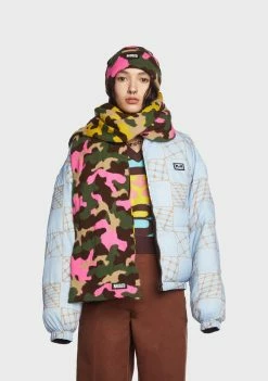 The Ragged Priest Camo Knit Scarf