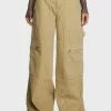 The Ragged Priest Bottoms Stone Zip Sweeper Jeans