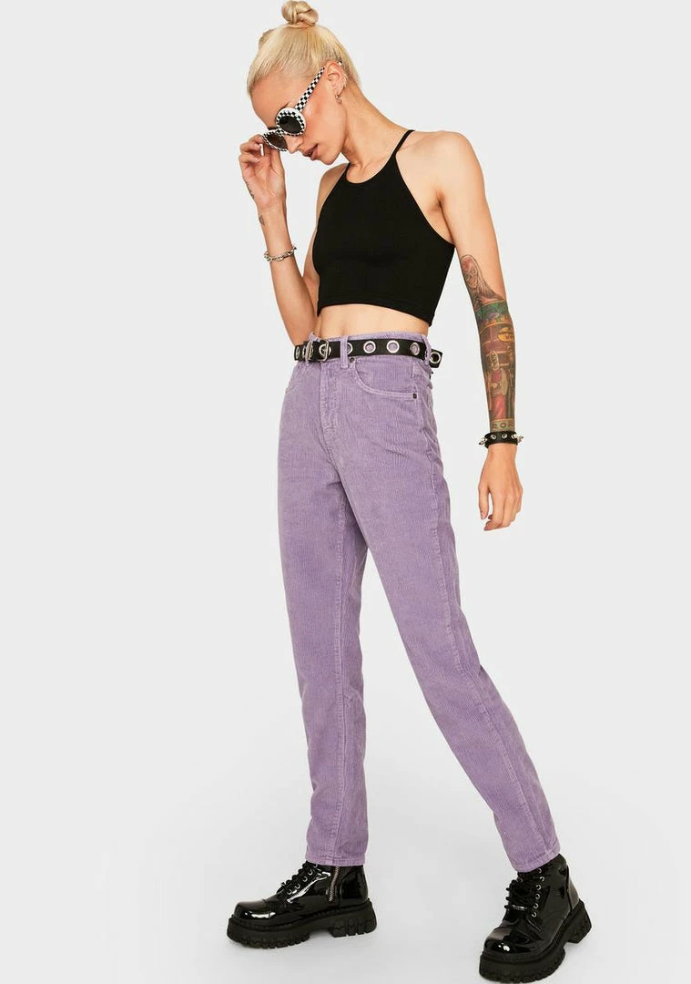 Wholesale π₯ The Ragged Priest Purple Cord Mom π Jeans βοΈ 4 The Ragged Priest Purple Cord Mom Jeans