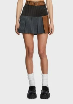 The Ragged Priest Bottoms Smash Pleated Skirt