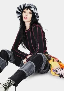 The Ragged Priest Vision Ringer Crop Tee