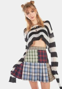 The Ragged Priest Bottoms Pixel Mini Skirt