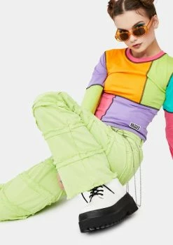 The Ragged Priest Lime Lethal Dad Jeans