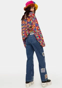 The Ragged Priest Kook Patch Dad Jeans