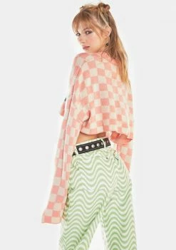 The Ragged Priest Wipeout Knit Long Sleeve T-Shirt