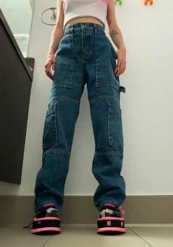 The Ragged Priest Bottoms Combat Wide Leg Jeans