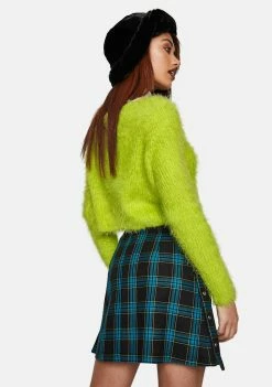 The Ragged Priest Trinity Plaid Mini Skirt Bottoms