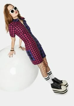 The Ragged Priest Dresses Diggity Plaid Dress