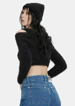 The Ragged Priest Master Fuzzy Crop Top Tops