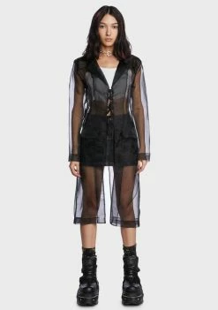 The Ragged Priest Gatekeeper Organza Trench Coat Trench Coats