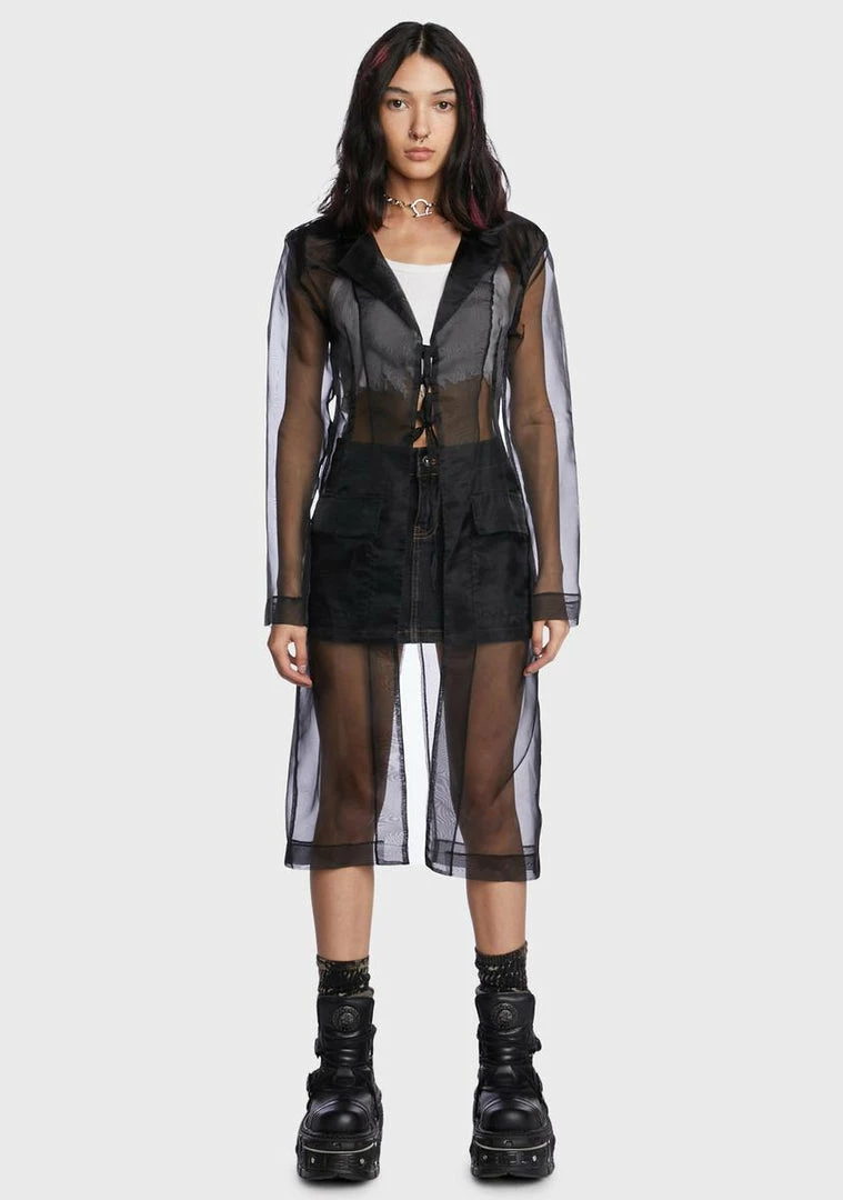 Best reviews of β€οΈ The Ragged Priest Gatekeeper Organza Trench π§₯ Coat Trench π§₯ Coats π 3 The Ragged Priest Gatekeeper Organza Trench Coat Trench Coats