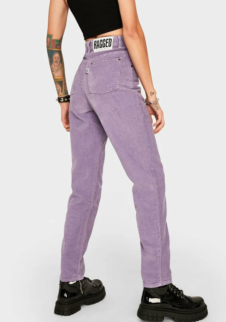 Wholesale π₯ The Ragged Priest Purple Cord Mom π Jeans βοΈ 6 The Ragged Priest Purple Cord Mom Jeans