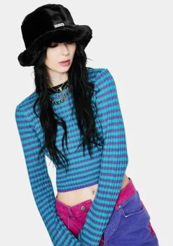 The Ragged Priest Candid Faux Fur Bucket Hat