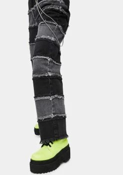 Coupon β€οΈ The Ragged Priest Charcoal Infringement Stripe Panel π Jeans β¨ 8 The Ragged Priest Charcoal Infringement Stripe Panel Jeans