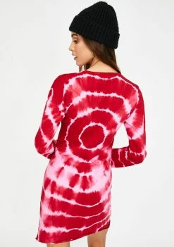 The Ragged Priest Cry Tie Dye Mini Dress