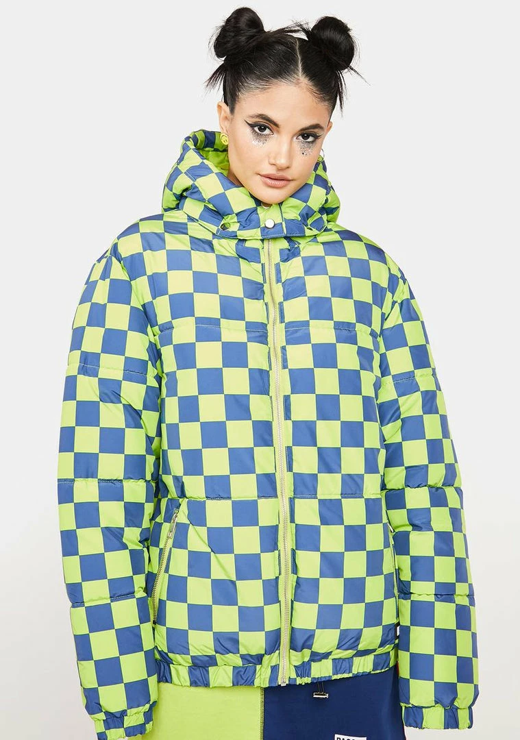 Budget π The Ragged Priest Scout Checkered Puffer Jacket π 3 The Ragged Priest Scout Checkered Puffer Jacket