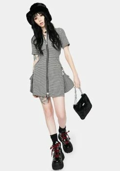 The Ragged Priest Dresses Formation Houndstooth Dress