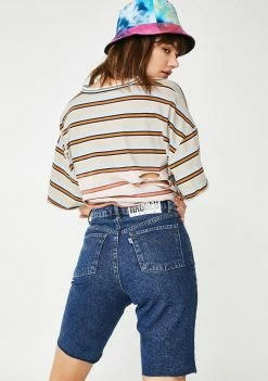 The Ragged Priest Mom Denim Shorts Bottoms