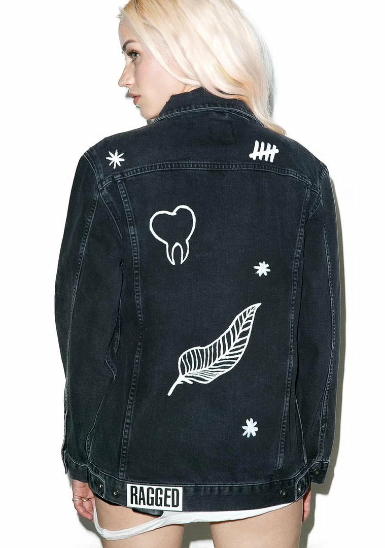 Best reviews of 🔔 The Ragged Priest Outerwear Bone Rattler Denim Jacket ❤️ 6 The Ragged Priest Outerwear Bone Rattler Denim Jacket