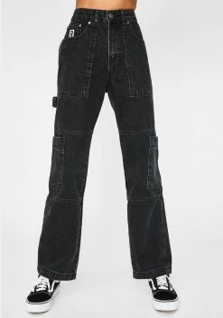 Outlet ๐ The Ragged Priest Bottoms Charcoal Combat ๐ Jeans ๐คฉ 7 The Ragged Priest Bottoms Charcoal Combat Jeans