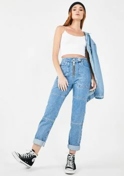 Budget π₯° The Ragged Priest Bottoms Light Blue Pride π Jeans π 8 The Ragged Priest Bottoms Light Blue Pride Jeans