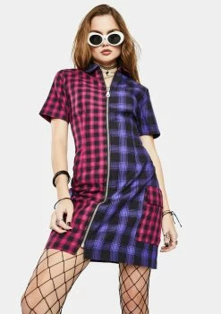 The Ragged Priest Dresses Diggity Plaid Dress